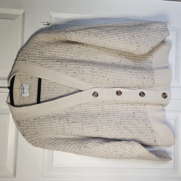 Old Navy Women Shaker-Stitch  Button-Front Speckled Cardigan Sweater Siz… - Picture 1 of 11